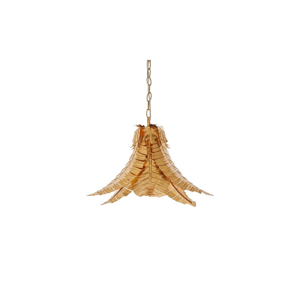 Palm Gold Leaf Pendant