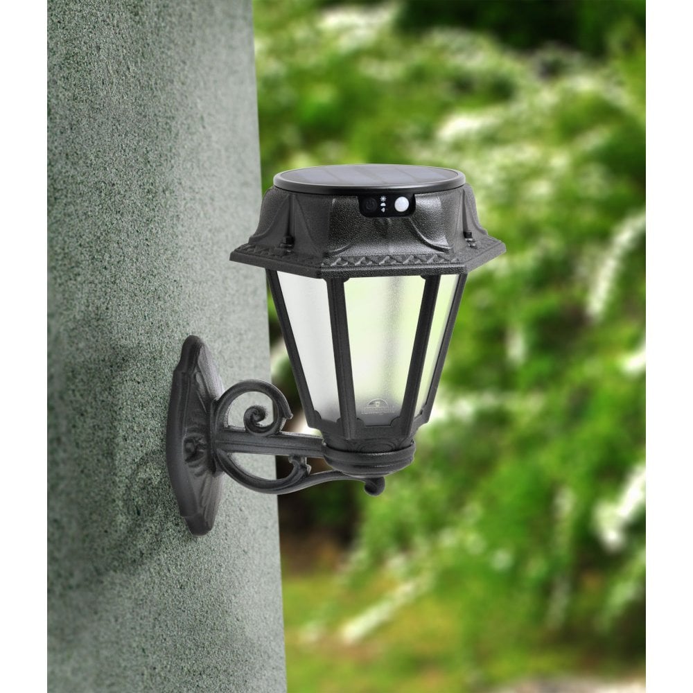 Bisso Rosetta 2W Solar Wall Light with Sensor & CCT
