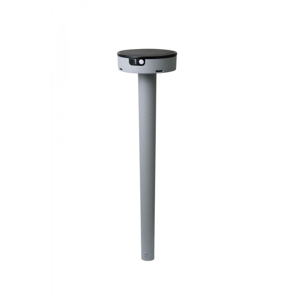 Fiorina Solar Powered 2W Sensor Bollard Spike Light in Grey 560mm