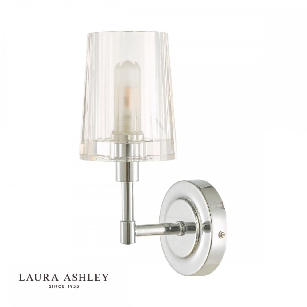 Blake Bathroom Wall Light in Polished Chrome IP44