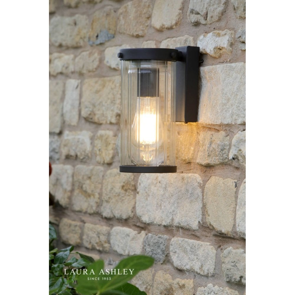 Arthur Outdoor Matt Black Wall Light IP44