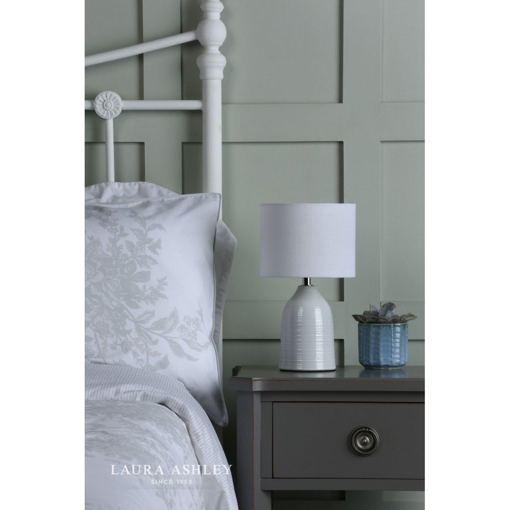 Penny Twin Pack Cream Table Lamps C/W Shade