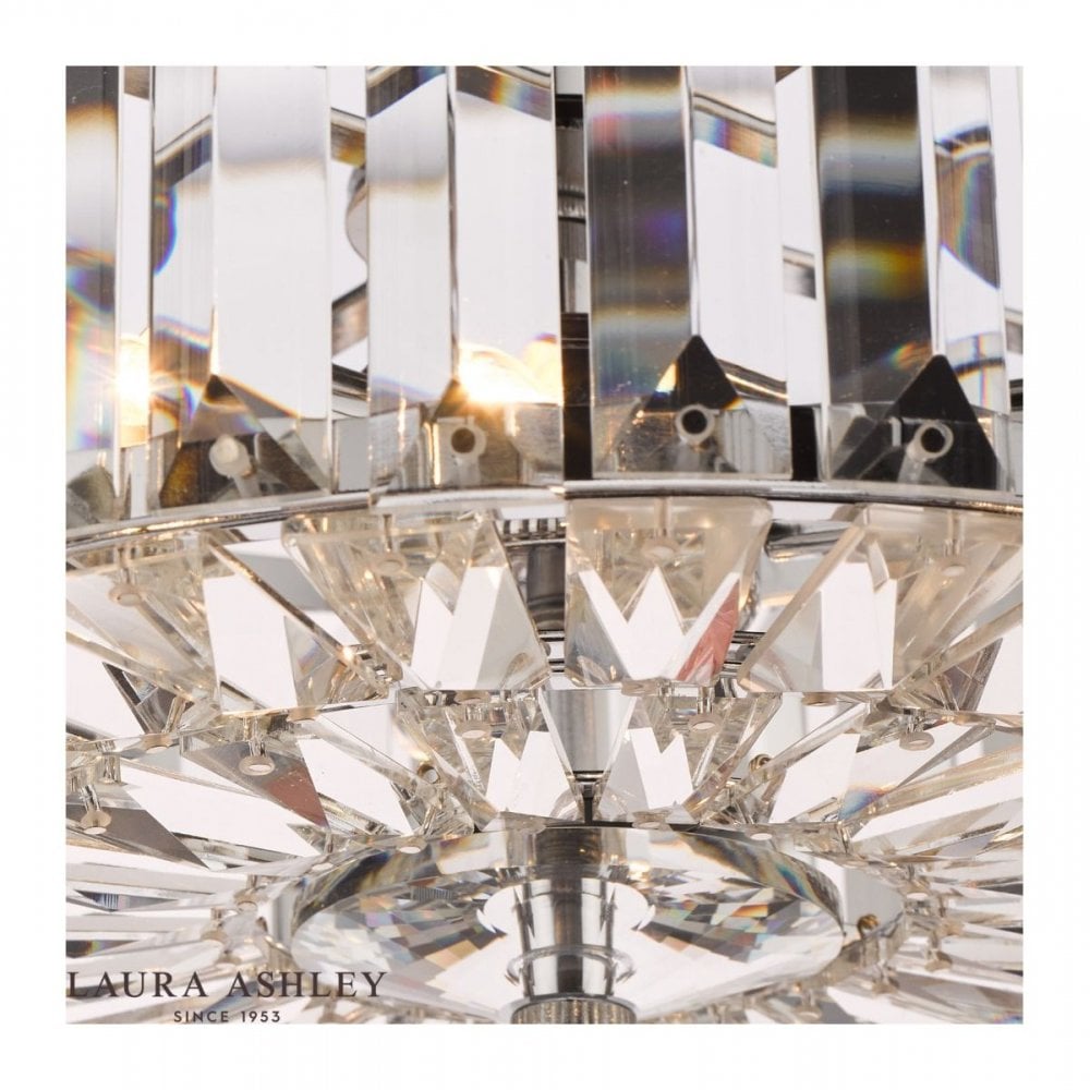 Fernhurst 3 Light Semi Flush in Polished Chrome
