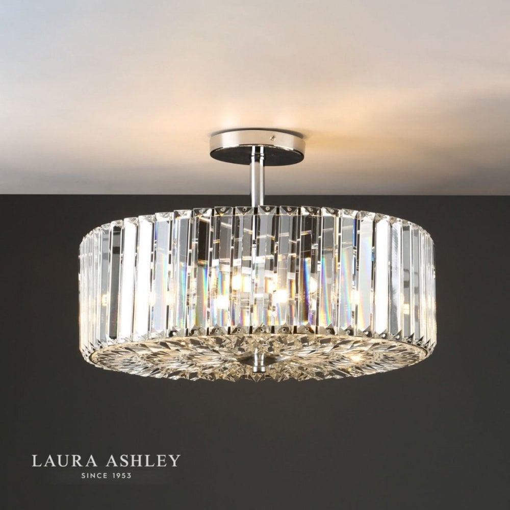 Fernhurst 4 Light Semi Flush in Polished Chrome