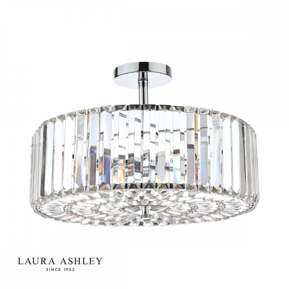 Fernhurst 4 Light Semi Flush in Polished Chrome