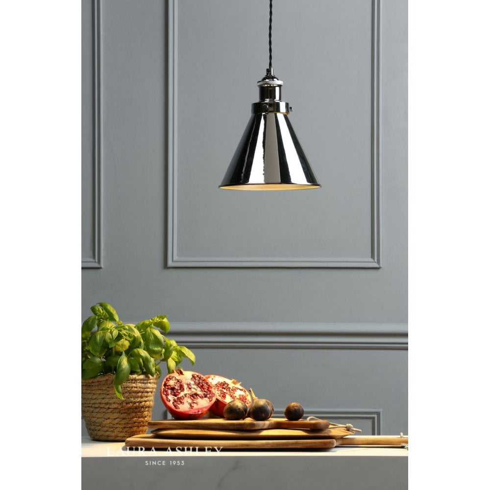 Refus Pendant in Polished Chrome