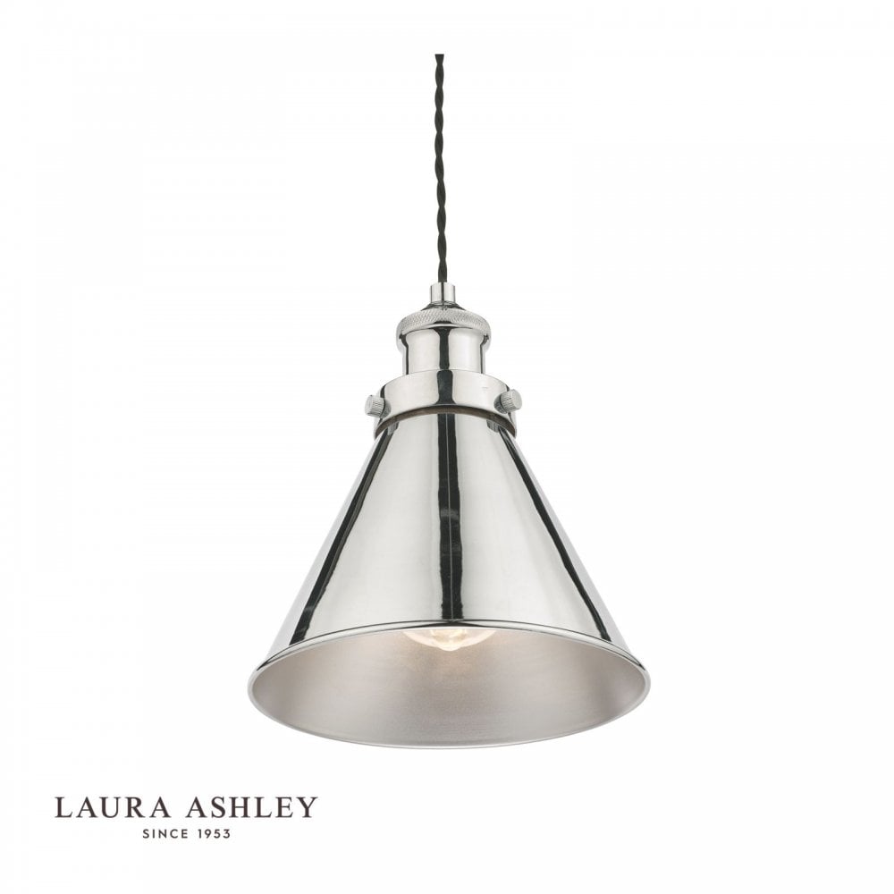 Refus Pendant in Polished Chrome