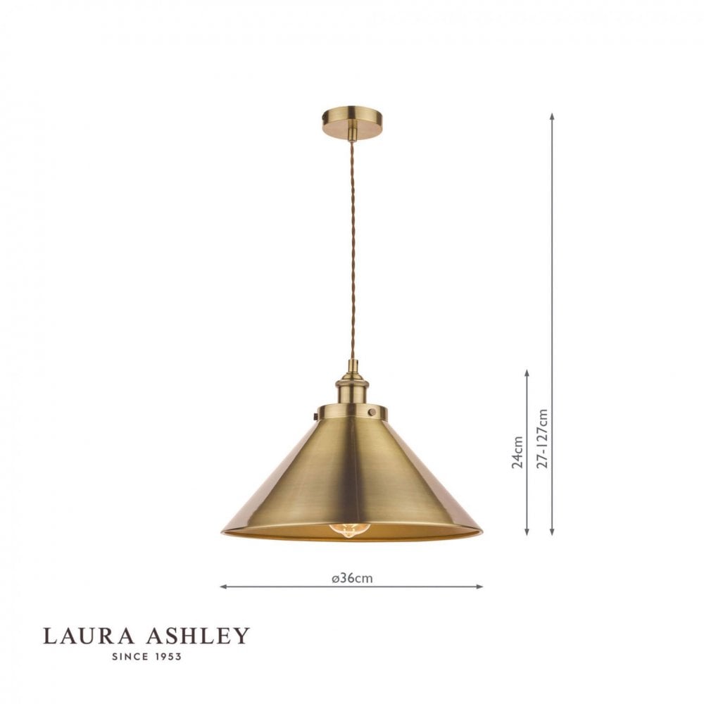 Refus Antique Brass Pendant Dia: 360mm