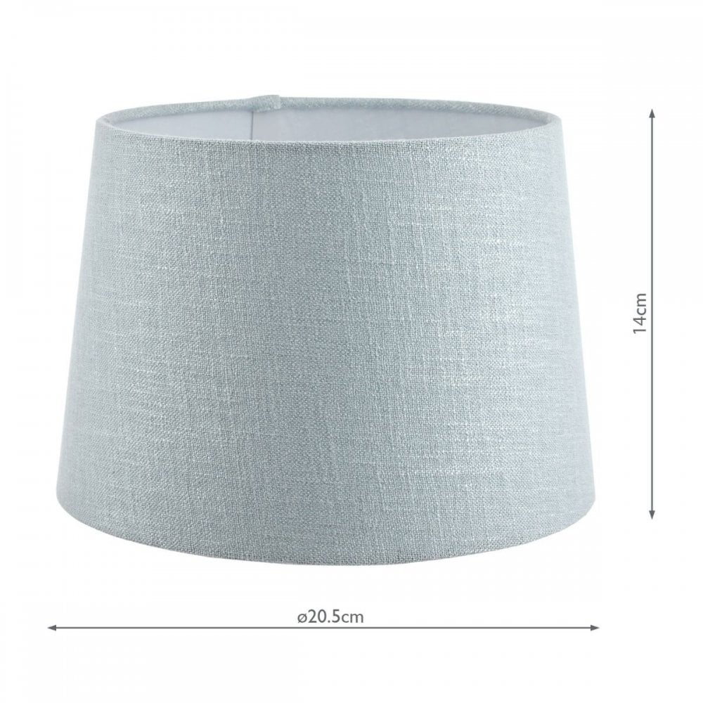 Bacall 8 Inch/200mm Empire Shade in Duck Egg Blue