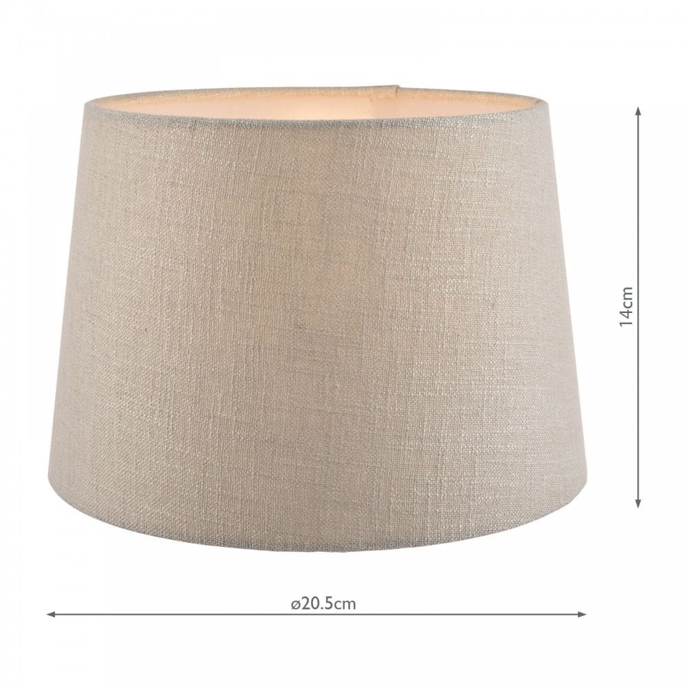 Bacall 8 Inch/200mm Empire Shade in Silver