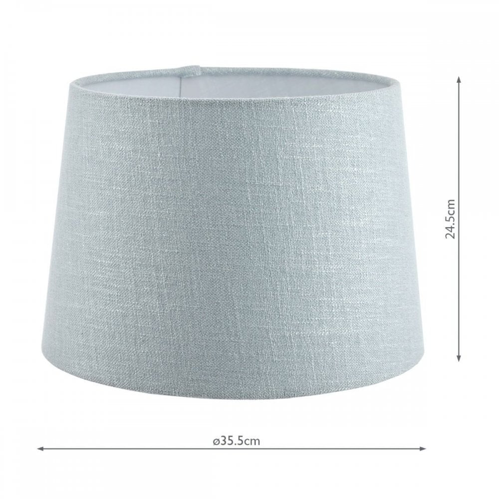 Bacall 14 Inch/350mm Empire Shade in Duck Egg Blue