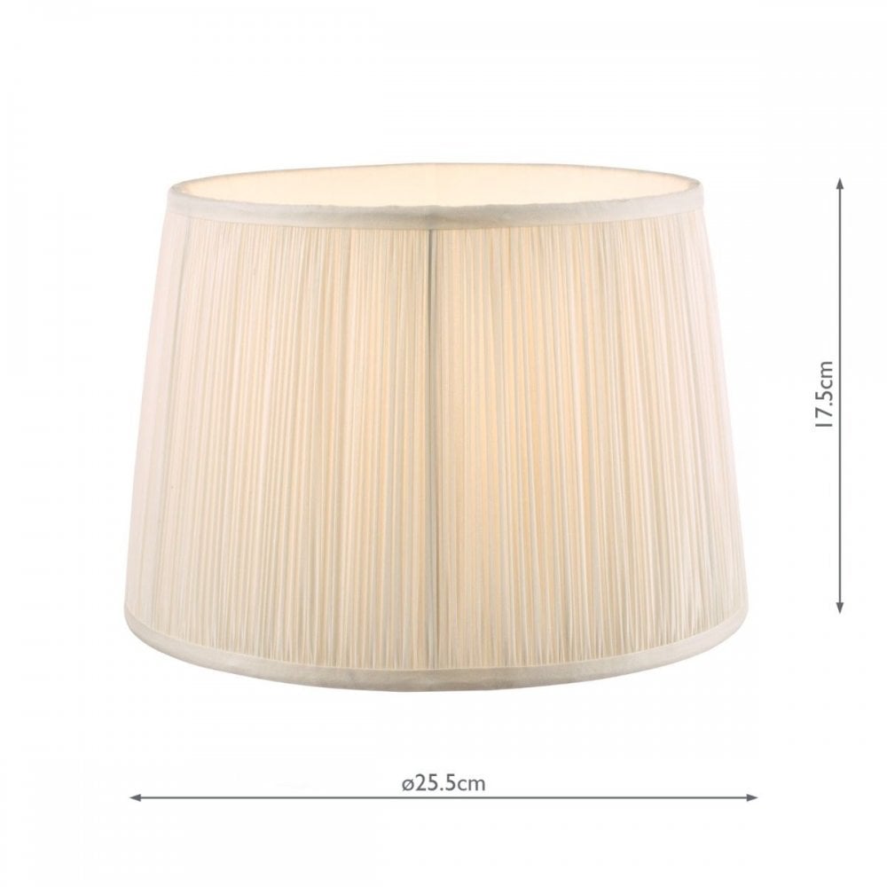 Hemsley Silk Empire Cream 250mm Shade