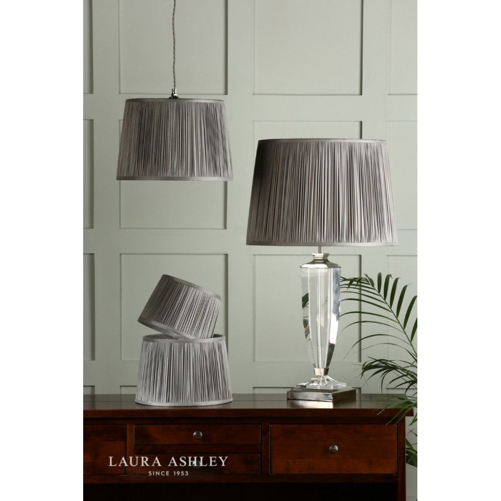 Hemsley Silk Empire Grey 250mm Shade
