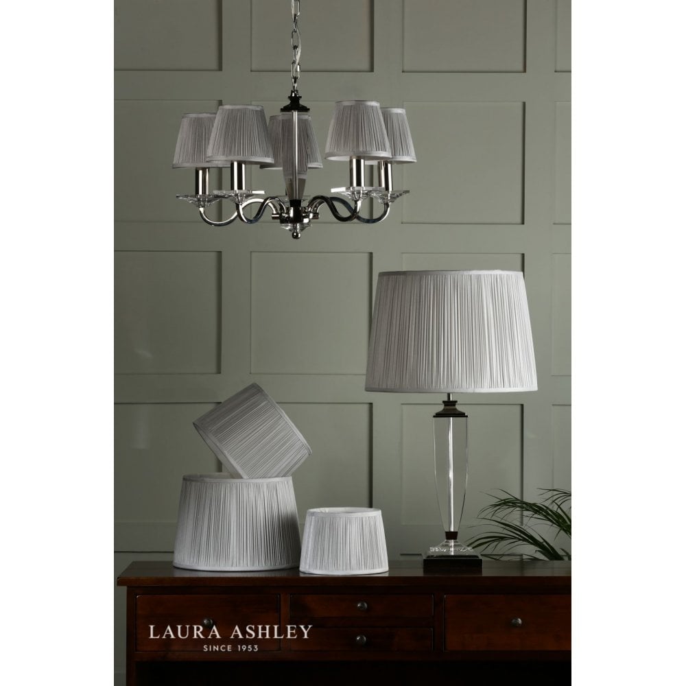 Hemsley Silk Empire Silver 140mm Shade