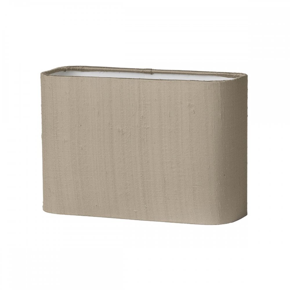 Zoffany 35CM Rounded Rectangle 100% Silk Shade with Colour Options