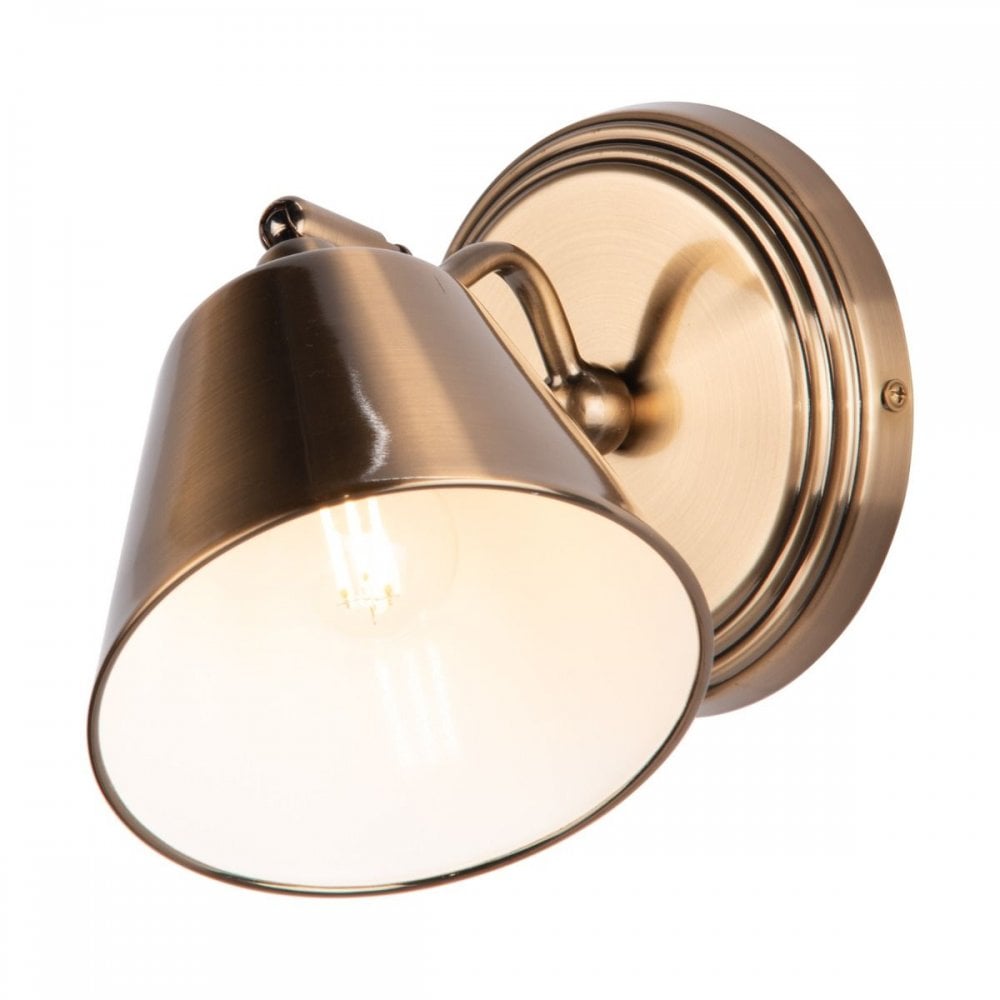 Kempten Wall Light in Antique Brass