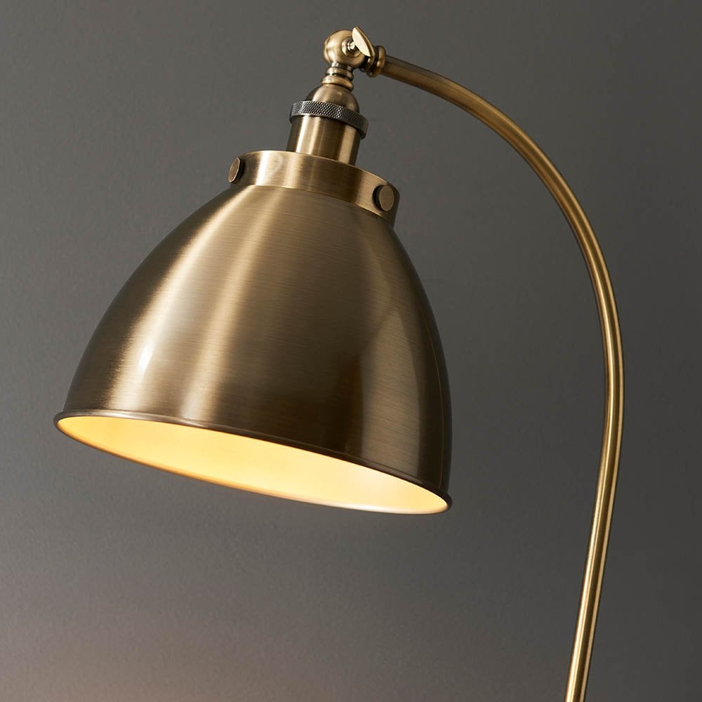 Franklin Antique Brass Floor Lamp