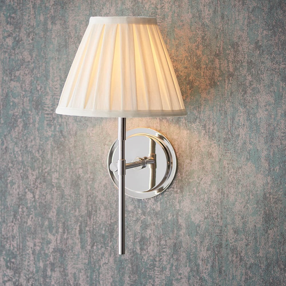 Rennes Wall Light in Polished Bright Nickel Bracket Only