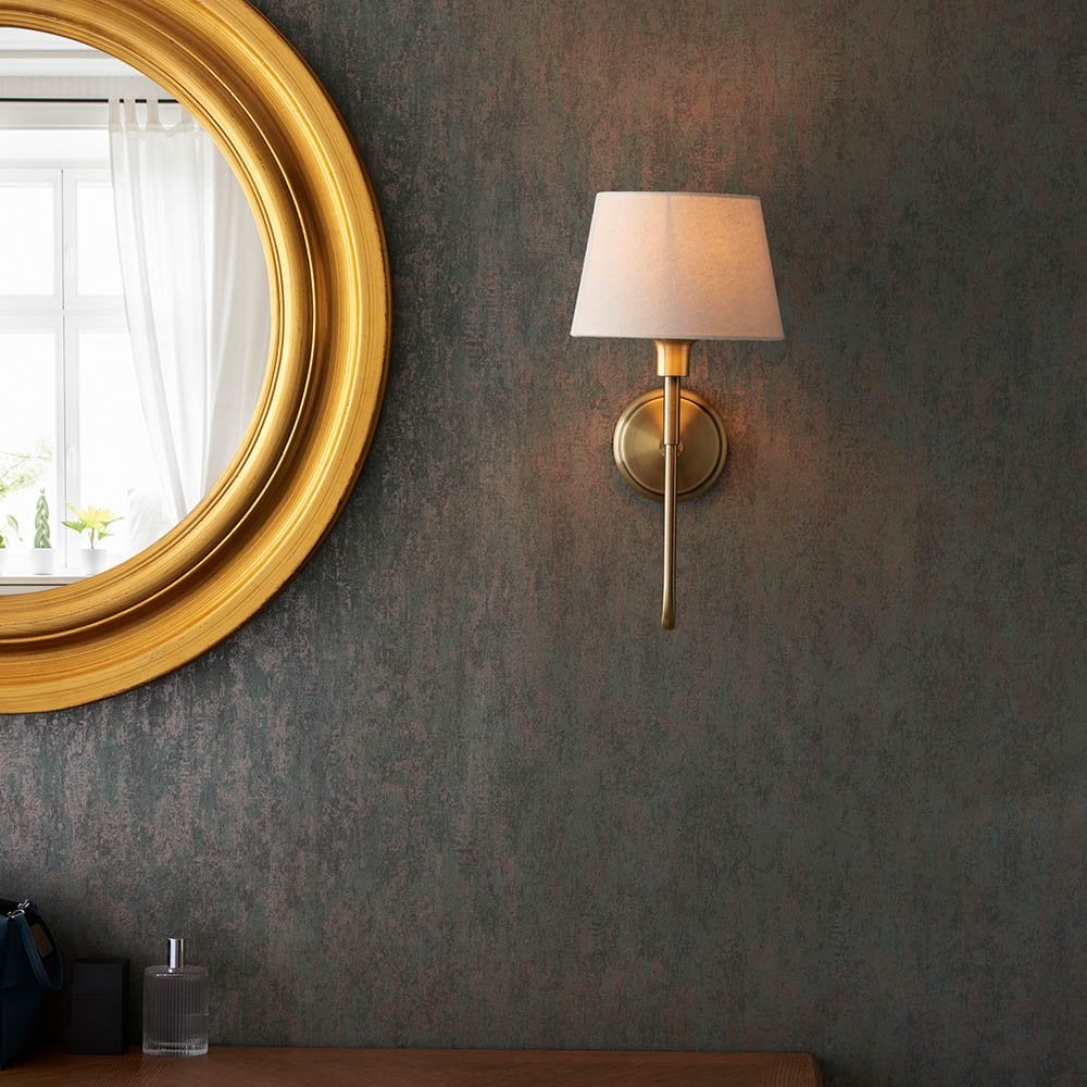 Rouen Wall Light in Antique Brass Bracket Only