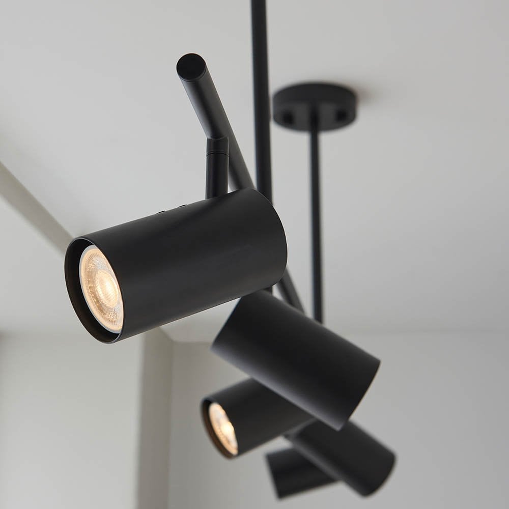 Rez 5 Light Spotlight Bar in Matt Black