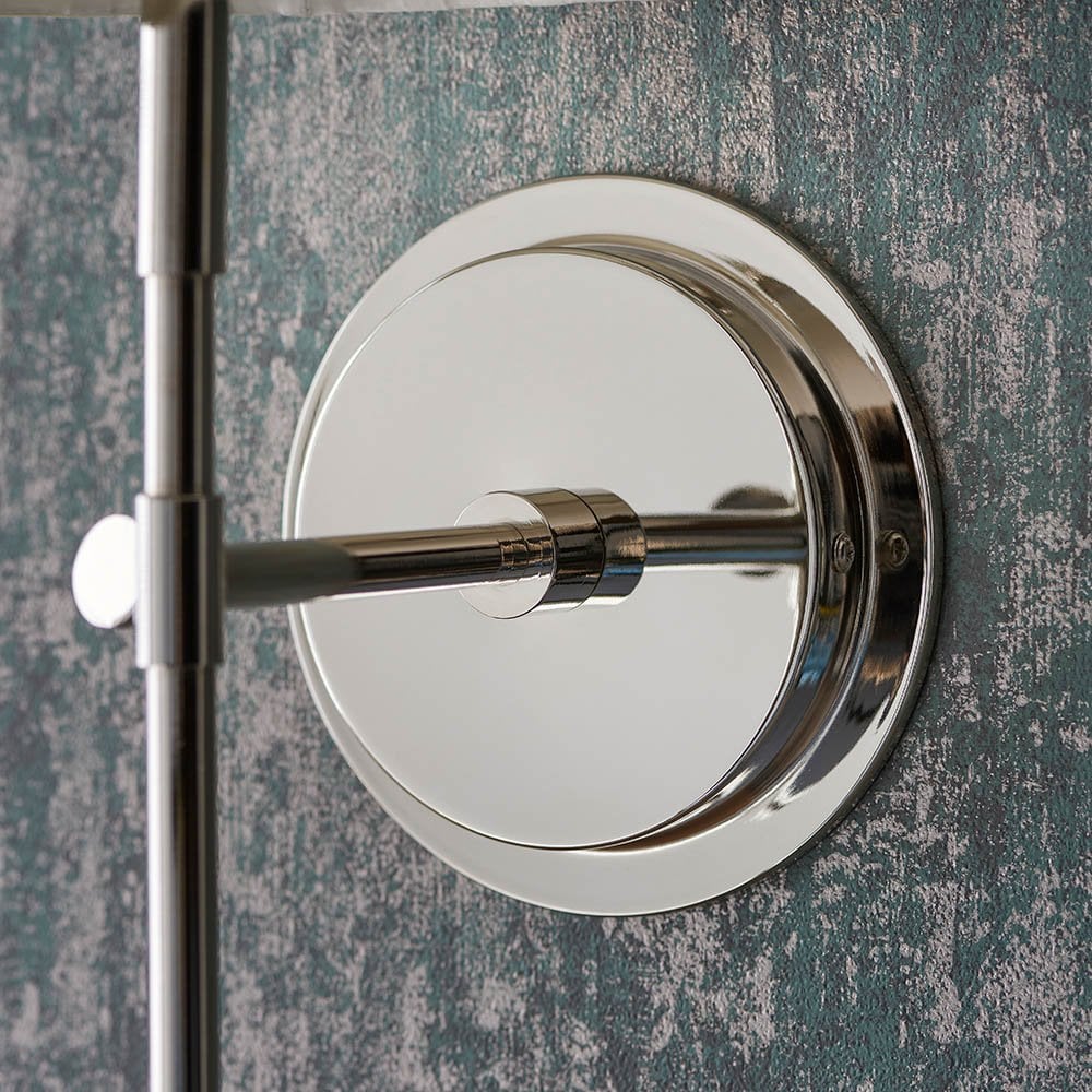 Rennes Wall Light in Polished Bright Nickel Bracket Only