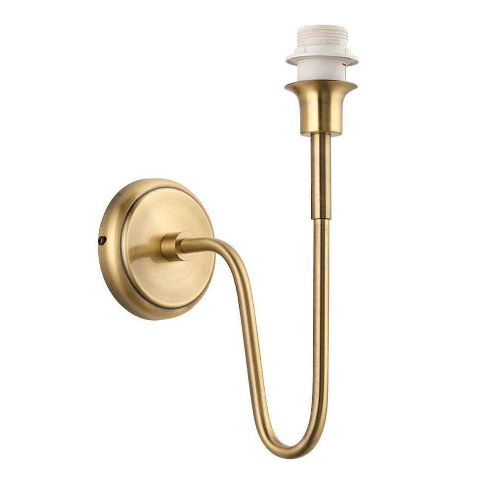 Rouen Wall Light in Antique Brass Bracket Only