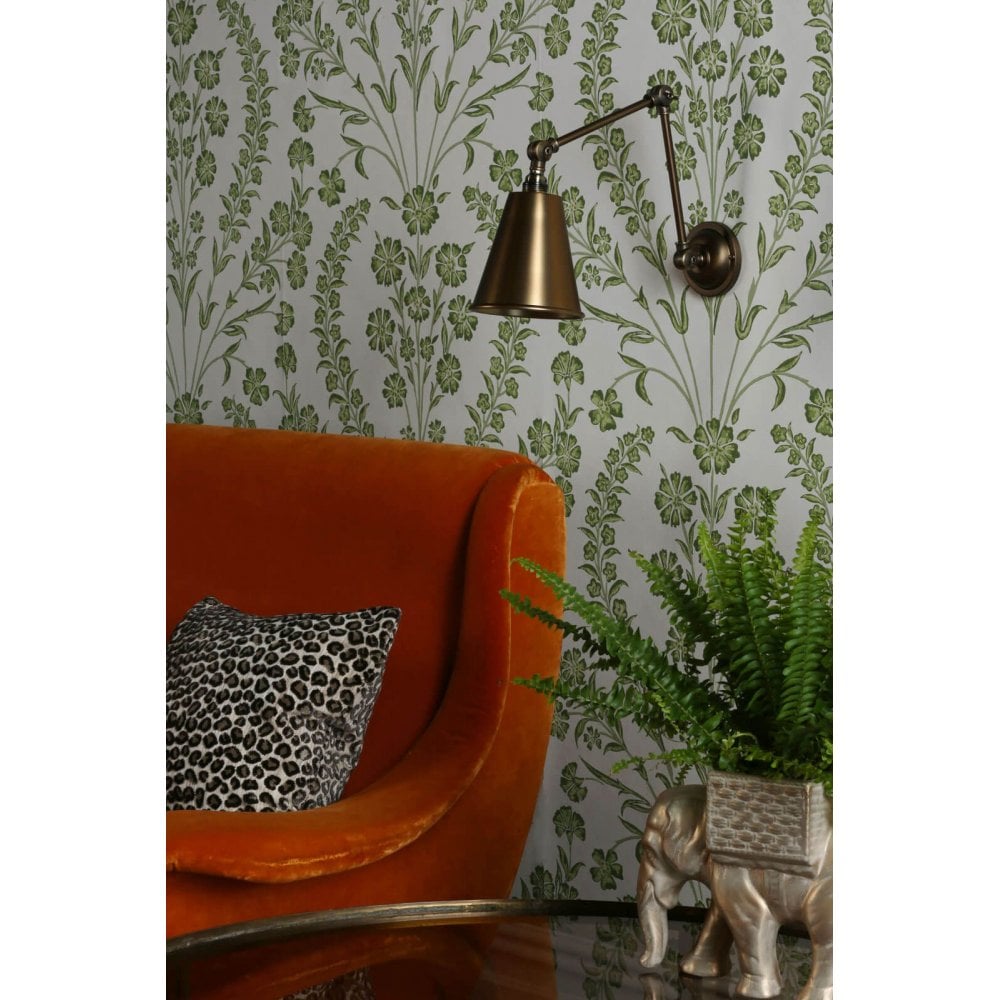 Hackney Wall Light in Antique Brass
