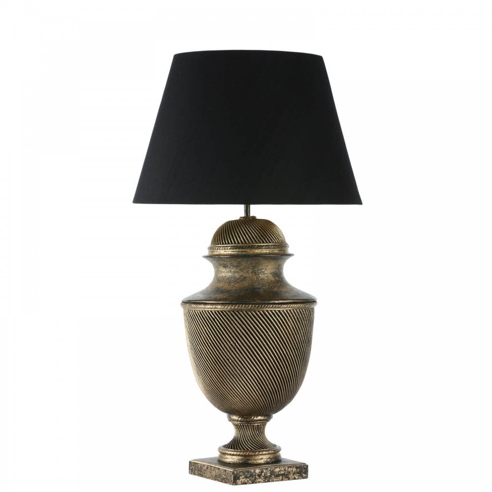 Lattice Table Lamp in Black Base Only