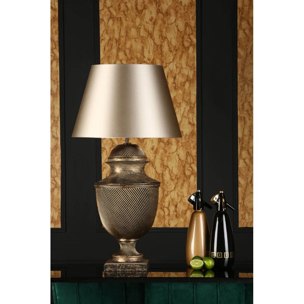 Lattice Table Lamp in Black Base Only