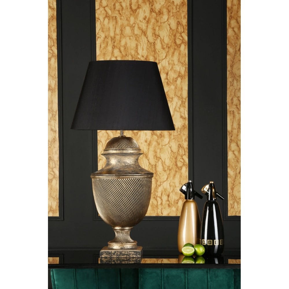 Lattice Table Lamp in Black Base Only