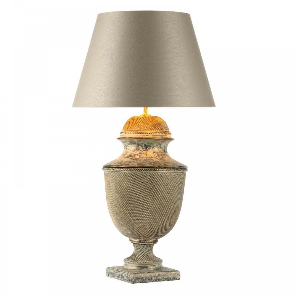 Lattice Table Lamp in Cream Base Only