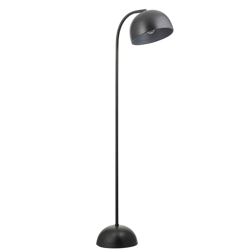 Matt Black Domed Floor Lamp