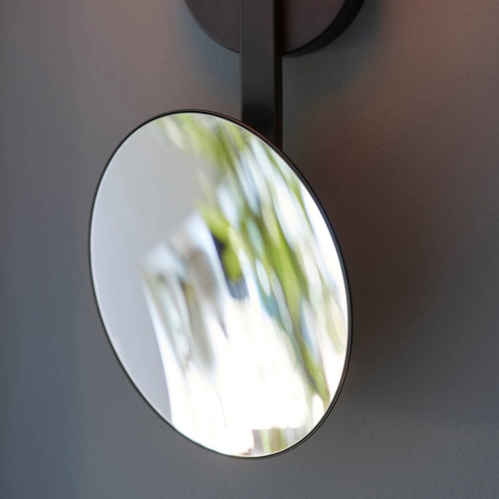 Spa Black Opal Wall Light C/W Mirror IP44