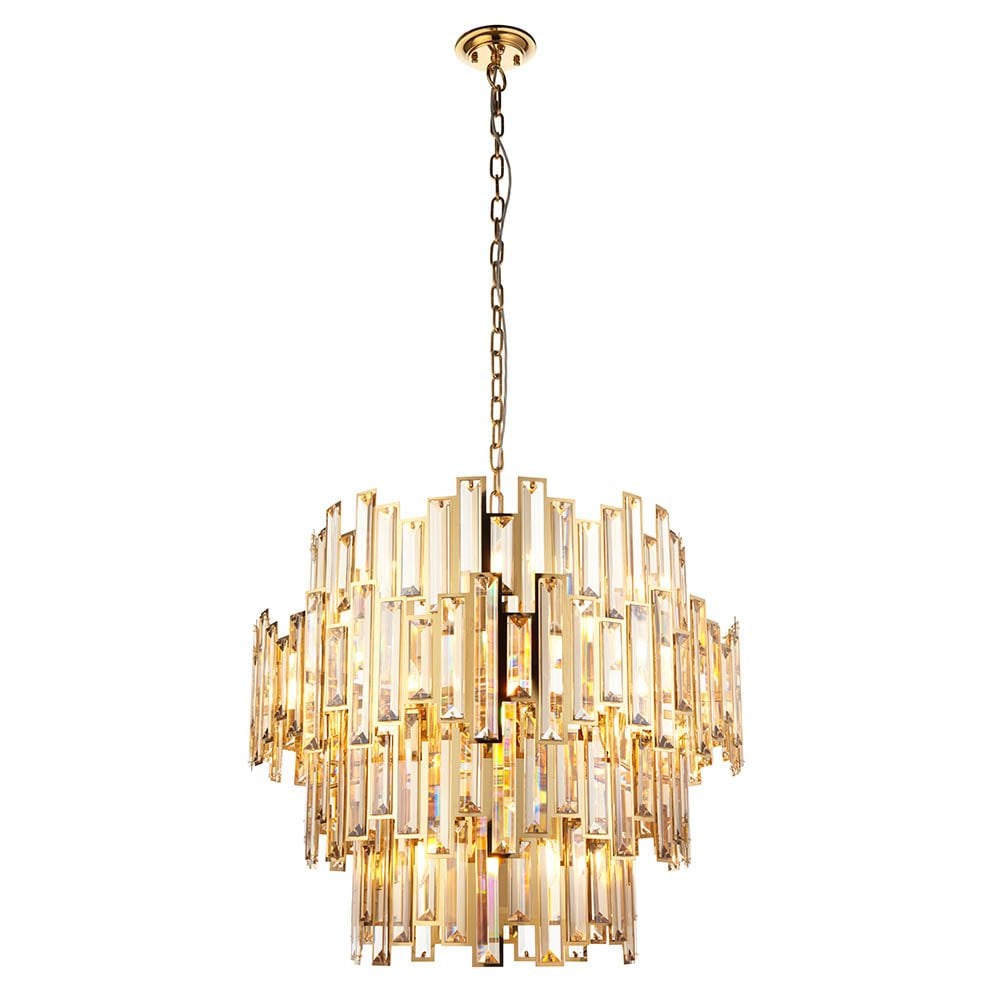 Viviana Gold & Champagne 15 Light Chandelier