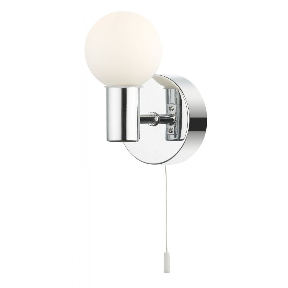 Vanity 1 Light Wall Light Polished Chrome IP44