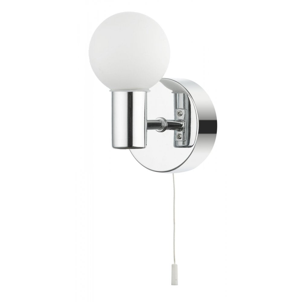 Vanity 1 Light Wall Light Polished Chrome IP44