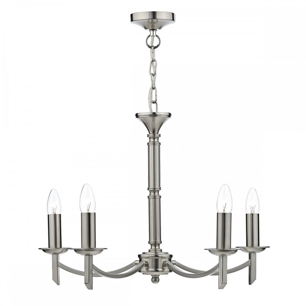Ambassador 5 Light Dual Mount Pendant Satin Chrome