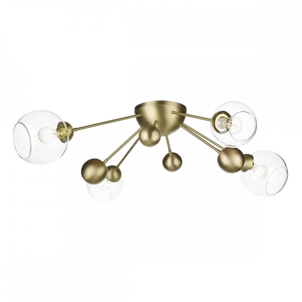 Cosmos 4 Light Semi Flush Fitting