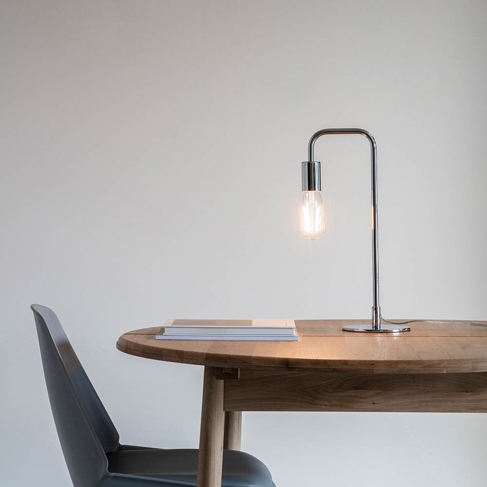 Rubens Polished Chrome Table Lamp