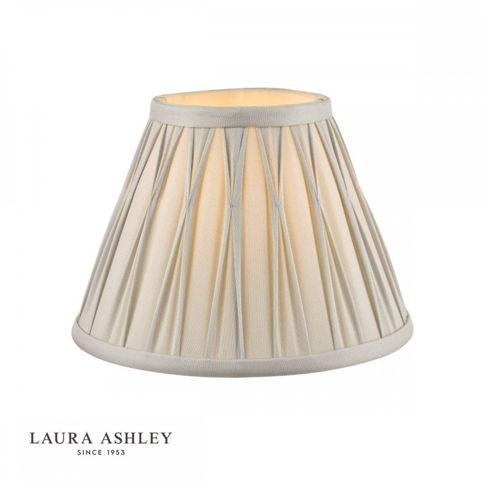 Fenn Silk Drum Shade Silver 200mm