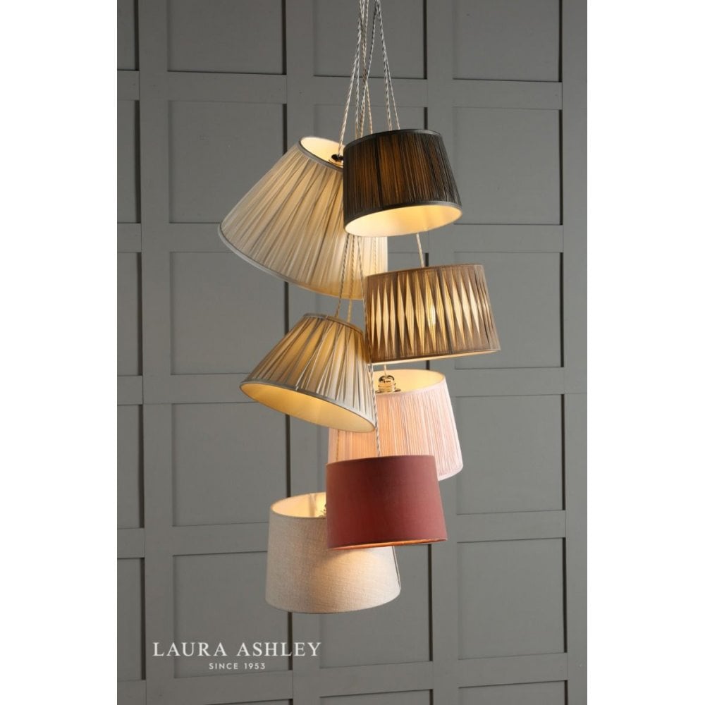 Fenn Silk Drum Shade Silver 350mm