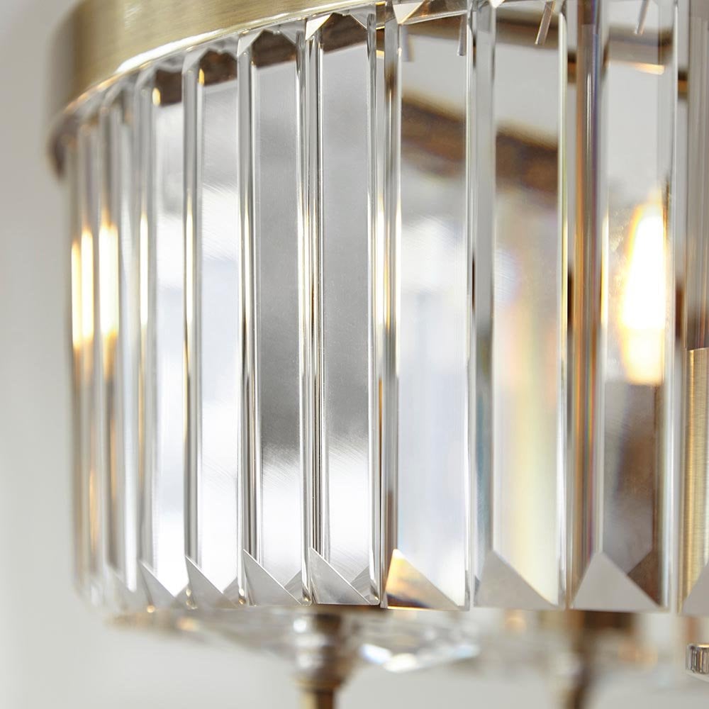 Antique Brass with Clear