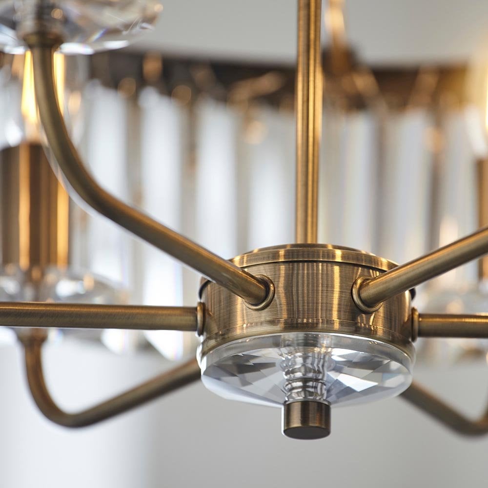 Antique Brass with Clear