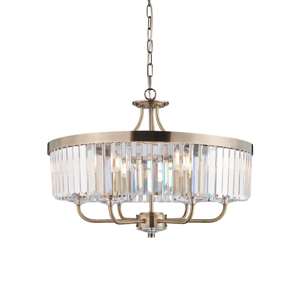 Antique Brass with Clear