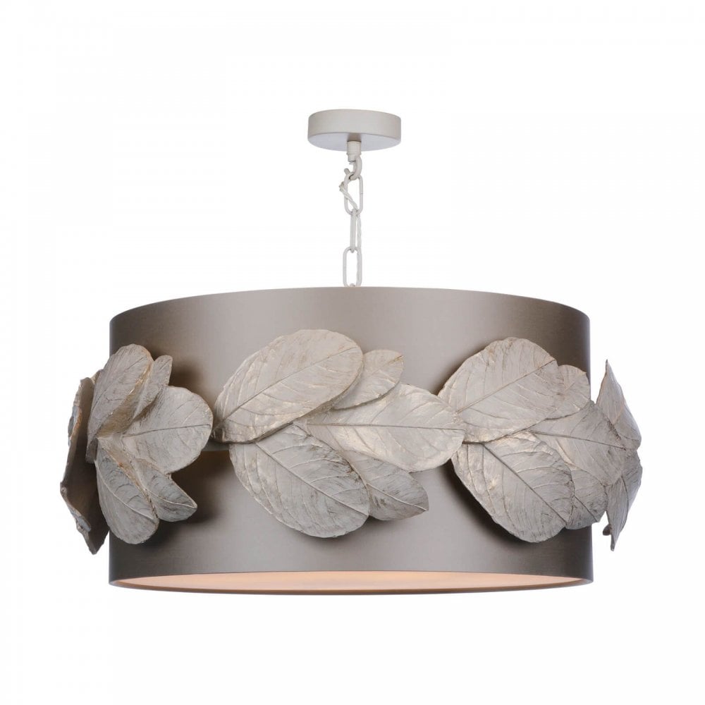 Laurel 4 Light Pendant with Bespoke Shade