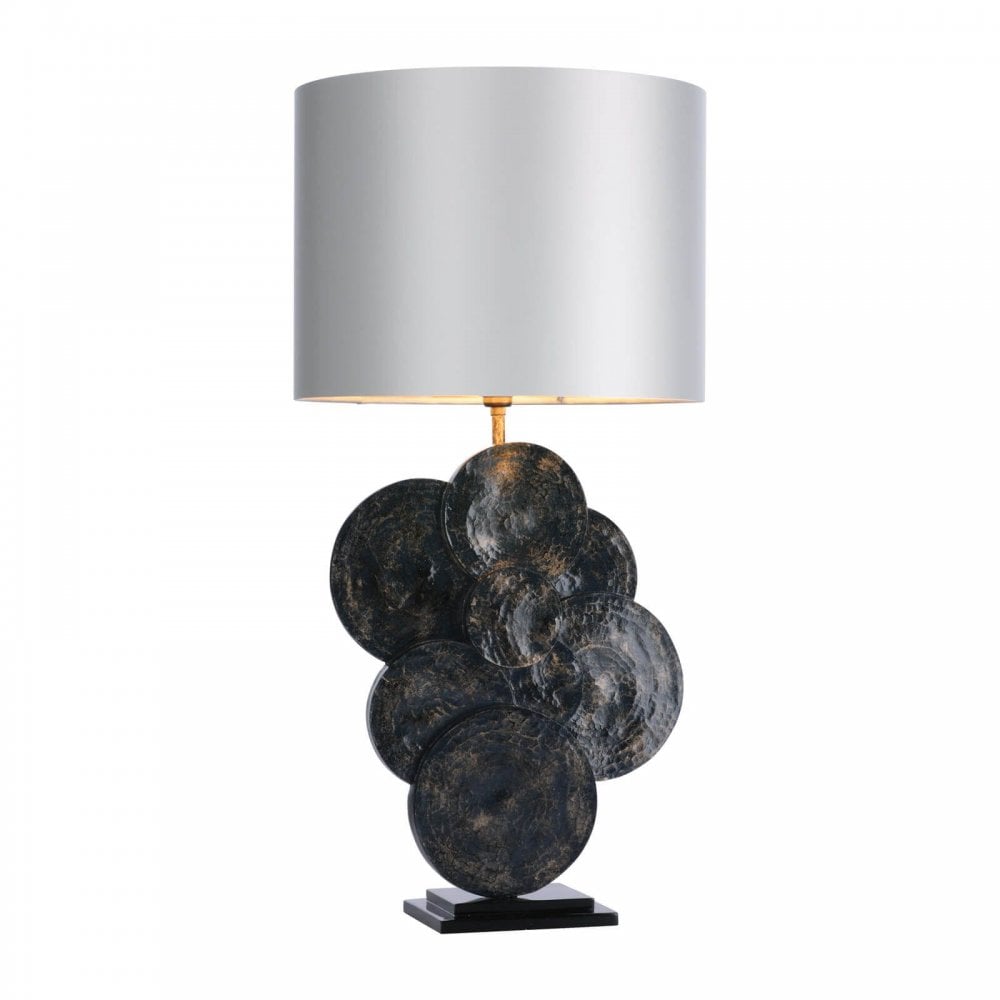 Planet Blue & Gold Table Lamp Base Only