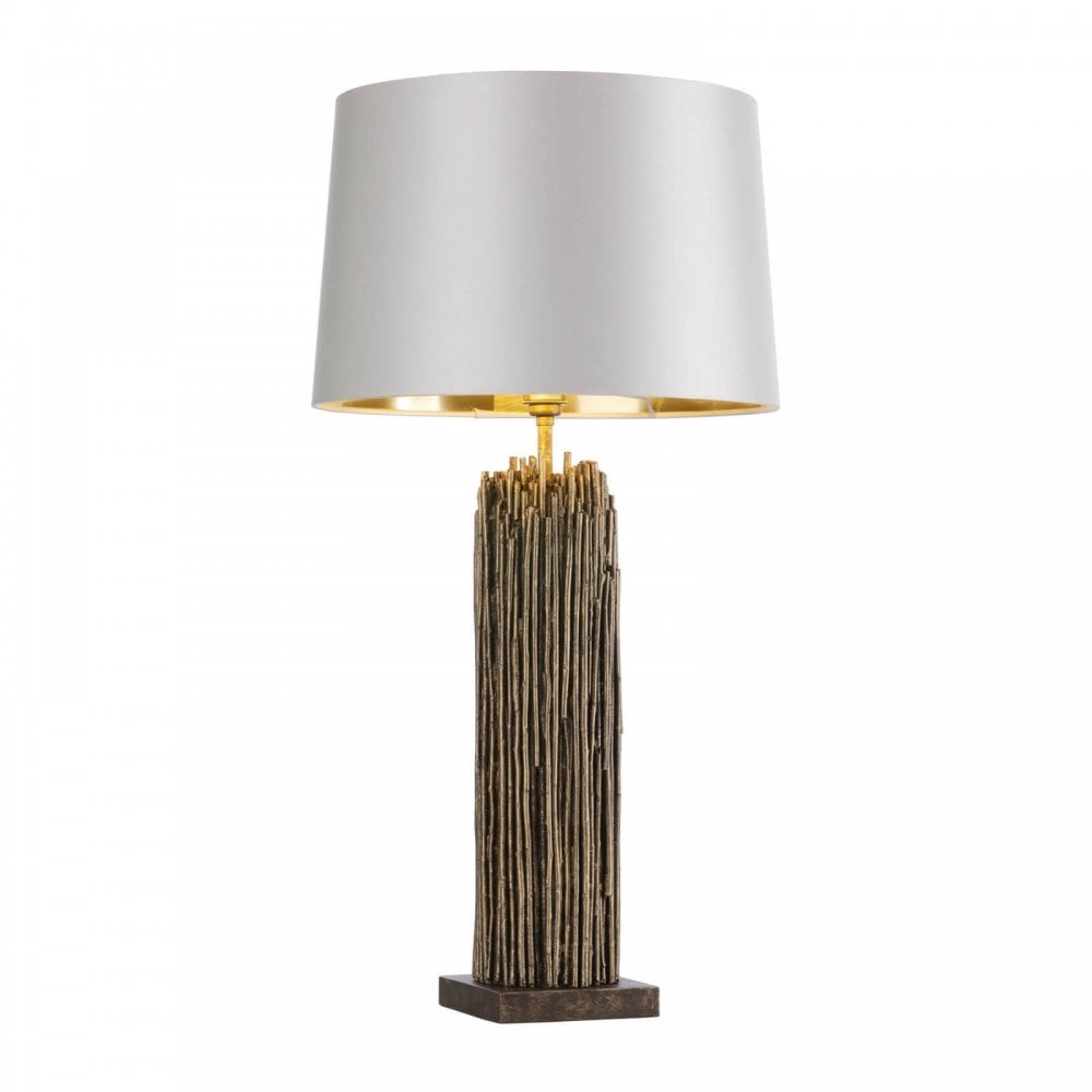Willow Table Lamp in Gold Cocoa Finish Base Only