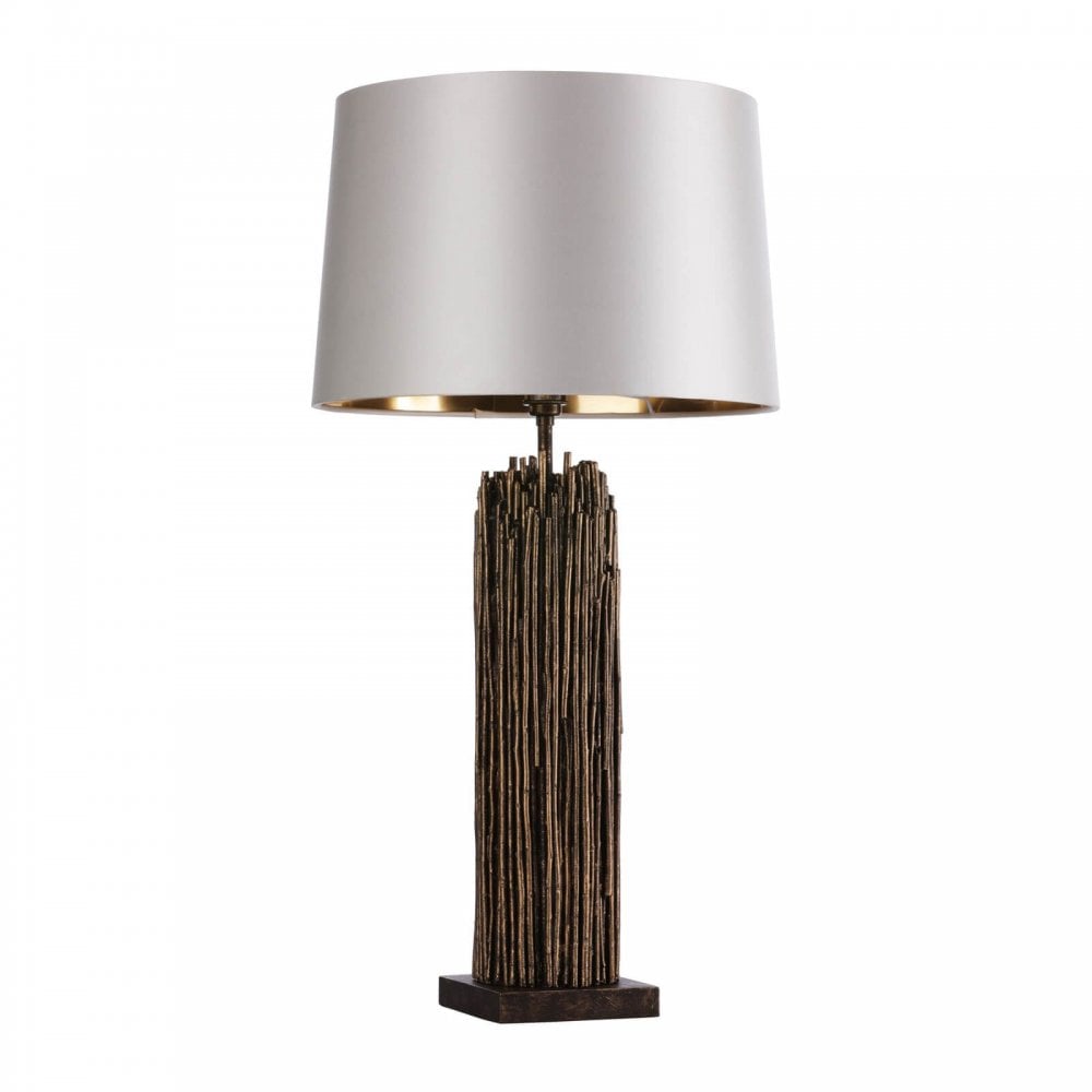 Willow Table Lamp in Gold Cocoa Finish Base Only