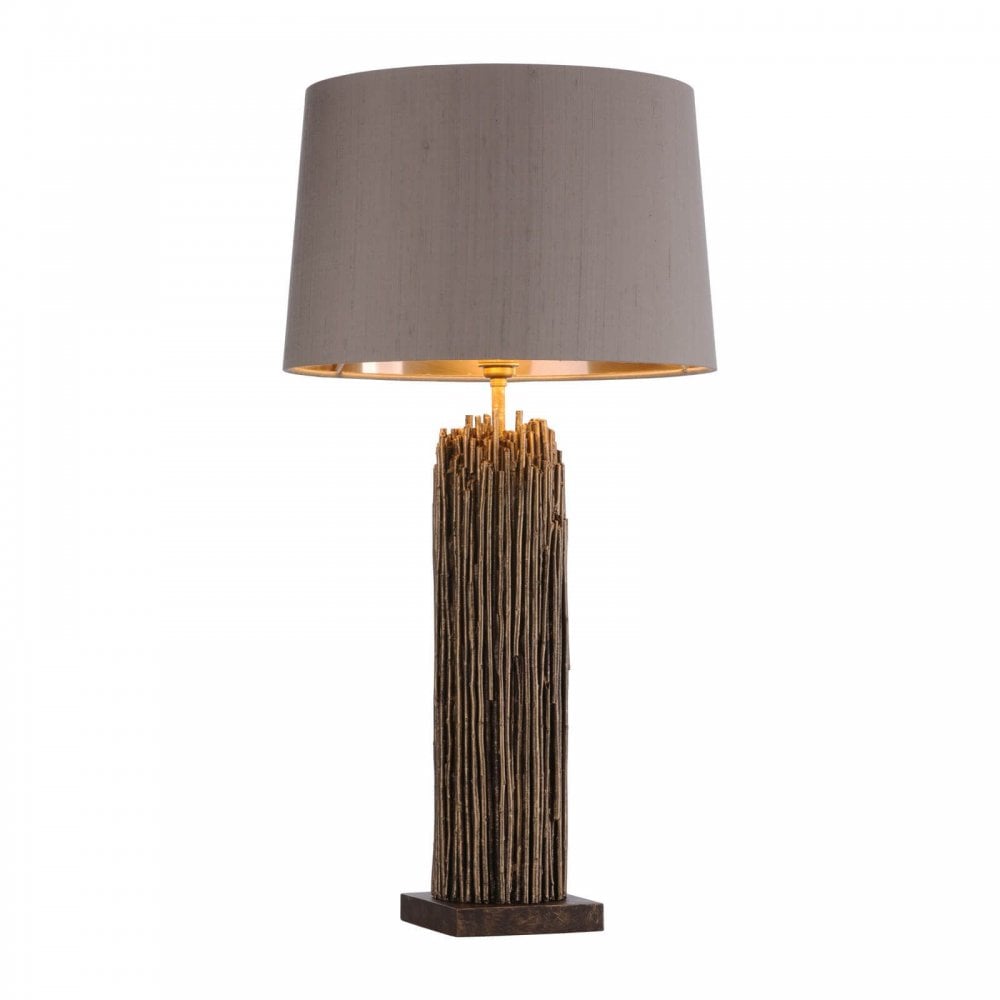 Willow Table Lamp in Gold Cocoa Finish Base Only