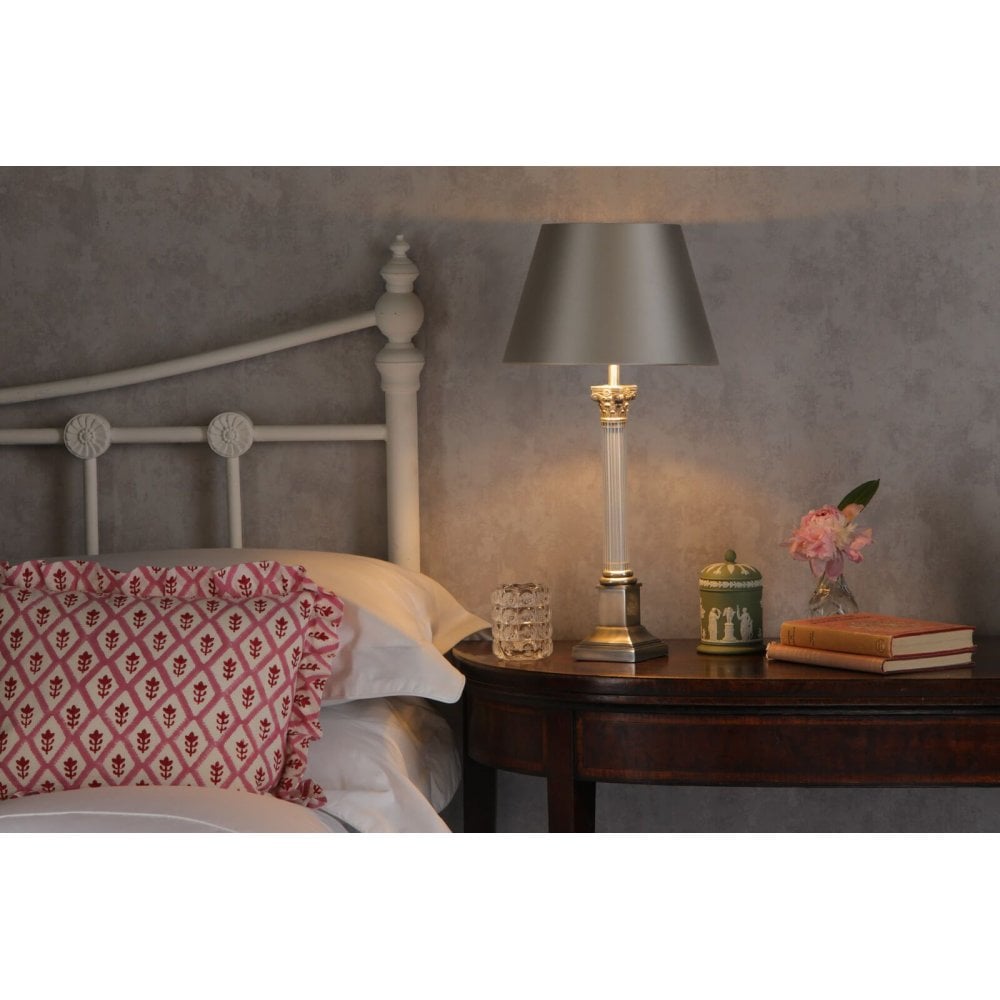 Imperial Small Pewter Table Lamp Base Only